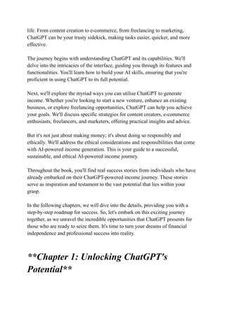 How to make money using chatgpt | PDF