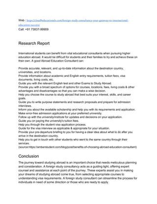 Example Of Statement Of Purpose For Study Abroad On