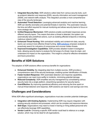 Understanding XDR Solutions: The Future of Cybersecurity | PDF