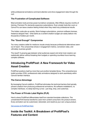 ProfitPixel: The Video Creation Shortcut with Over 2700 DFY Studio ...
