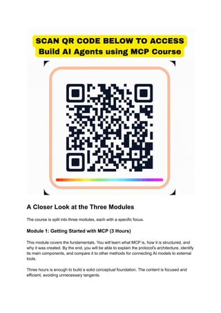 Build AI Agents using MCP Course By IBM: How to Develop Enterprise ...