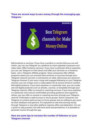 TELEGRAM EARNING TIPS.pdf