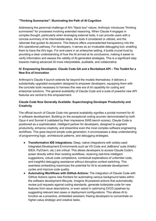 With Claude 4, Anthropic redefines AI capabilities, effectively ...