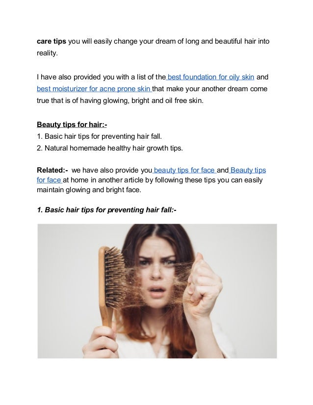 Hair Tips For Beautiful Long And Shiny Hair