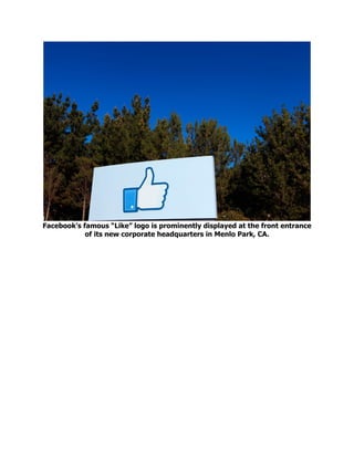 A Tour of Facebook's New Corporate HQ in Menlo Park, CA | PDF