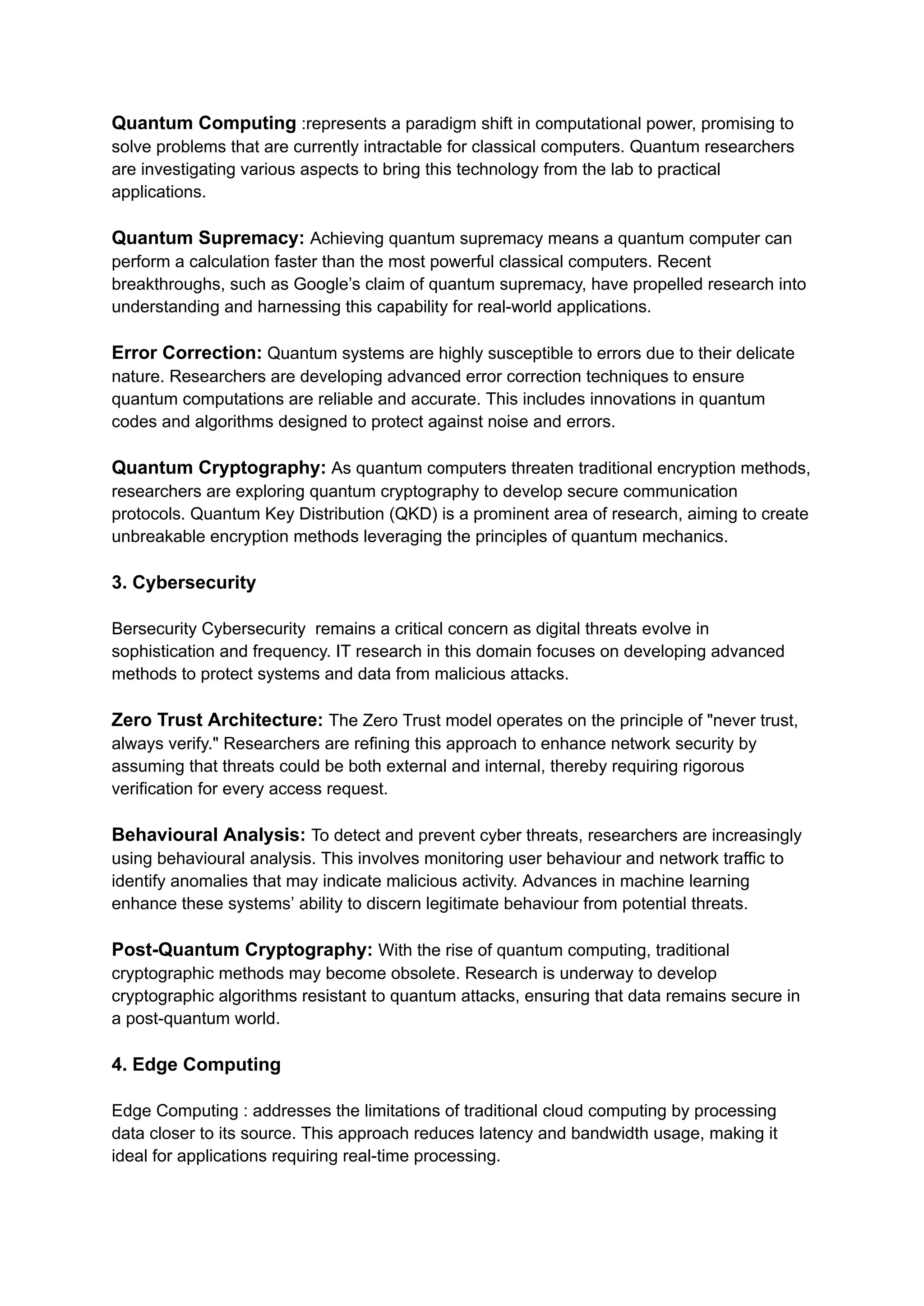 Exploring the Frontiers of IT Research: Trends, Challenges, and Future ...
