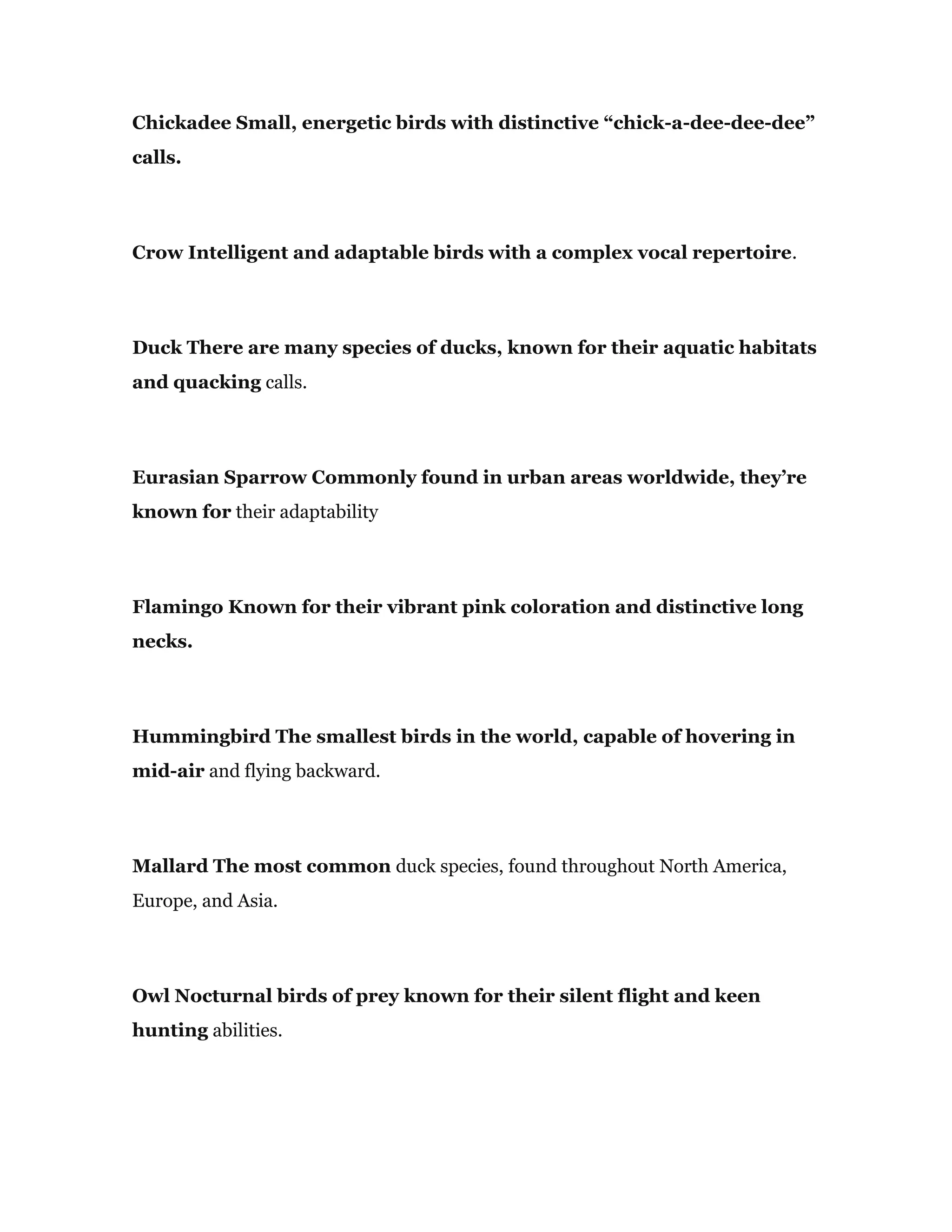 Most Popular birds American Robin bald eagle | PDF | Free Download