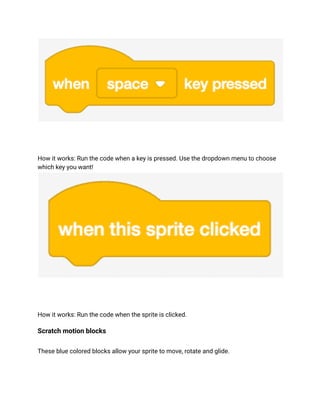 How do I learn to code with Scratch in AEP | PDF