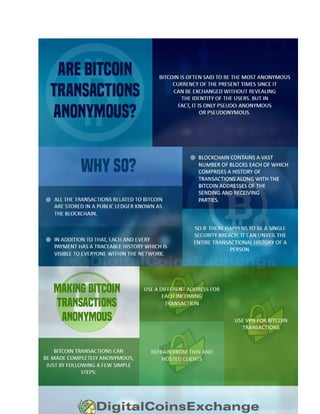 Are Bitcoin Transactions Anonymous