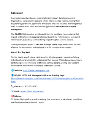 Understanding the Information Security Risk Management Process with ISO ...
