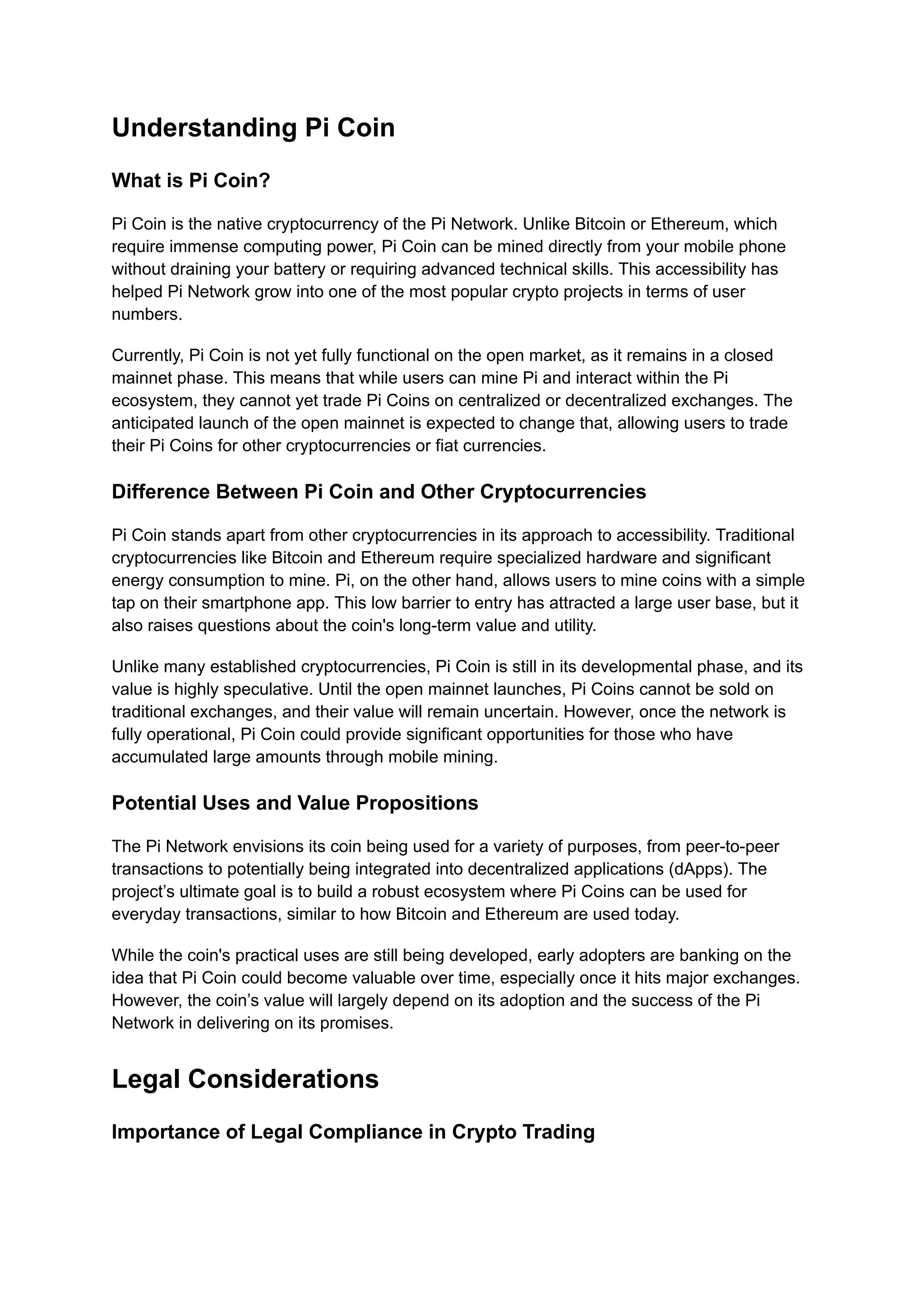 How To Sell Pi Coin: A Step-by-Step Guide | PDF