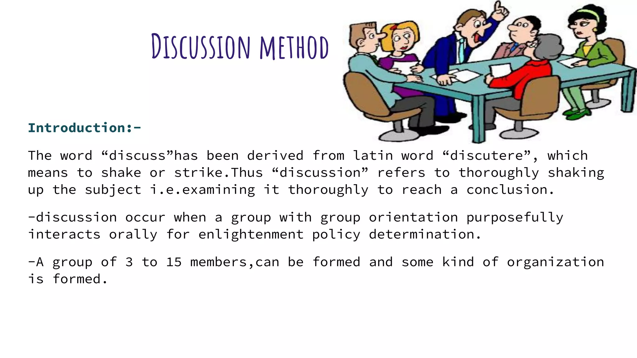 Lecture and discussion | PDF