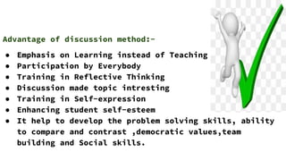 Lecture and discussion | PDF