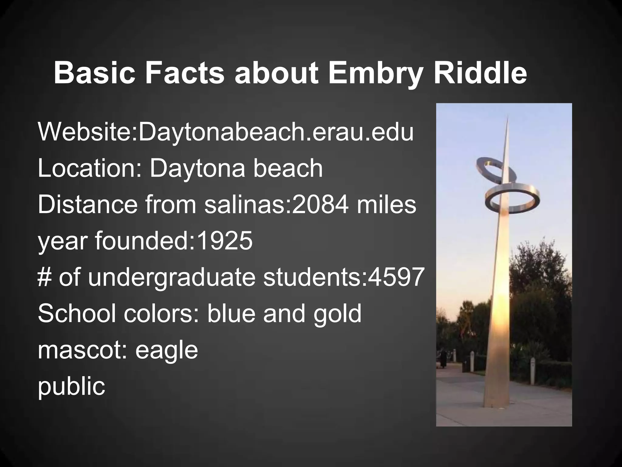 my freshman year at embry riddle julio napoles | PPT