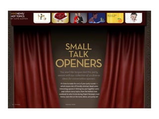 Small Talk Openers