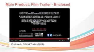 Main Product: Film Trailer - Enclosed
 