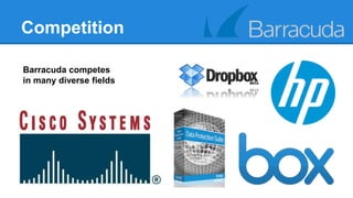 Competition 
Barracuda competes 
in many diverse fields 
 