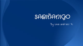 SABIÑANIGO
By Unai and Iker P.
 