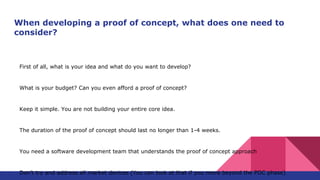 How to Build a Proof of Concept | PPTX