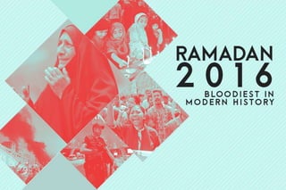 Ramadan 2016: Bloodiest in Modern History