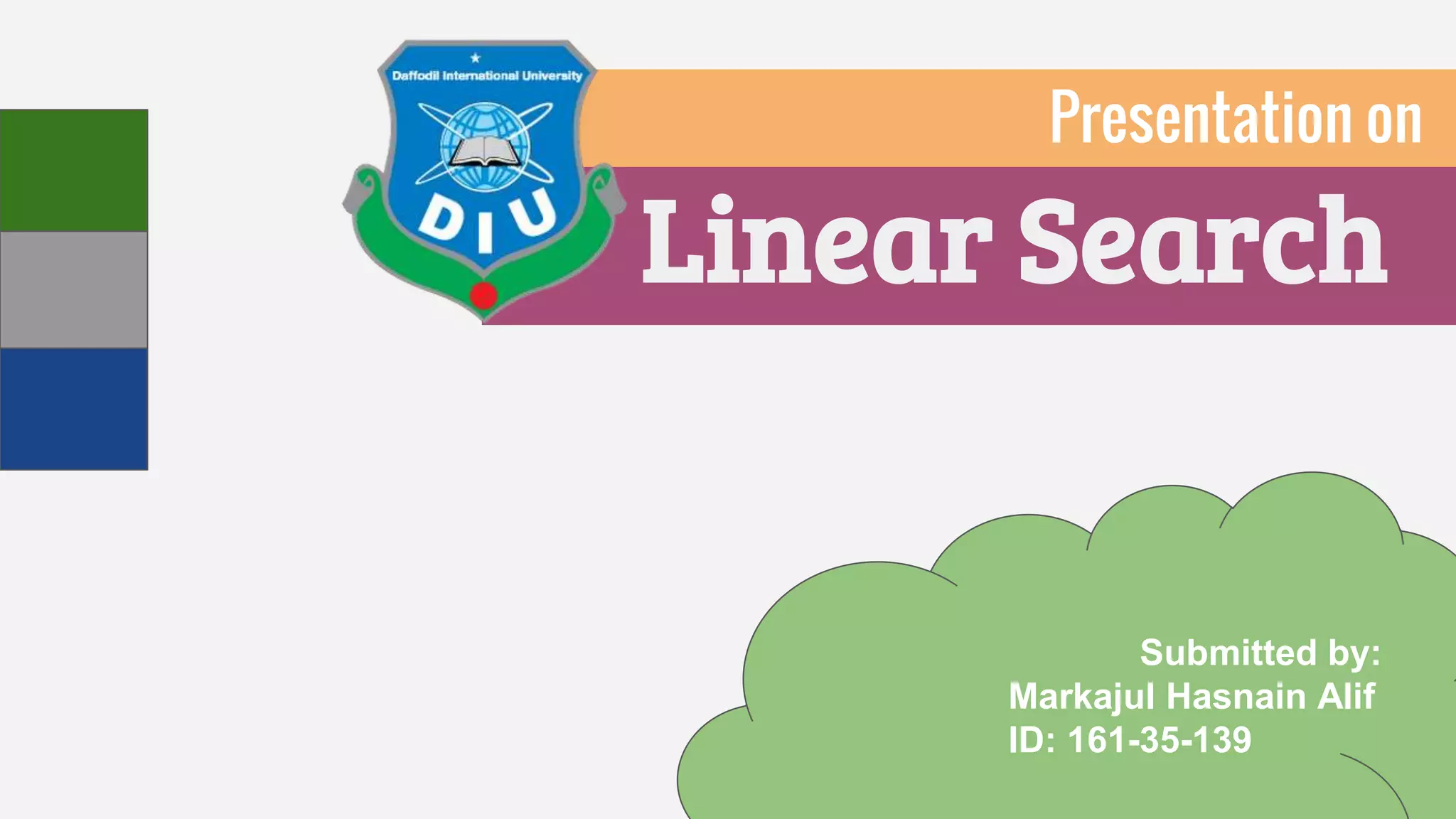 Linear Search Presentation | PPTX