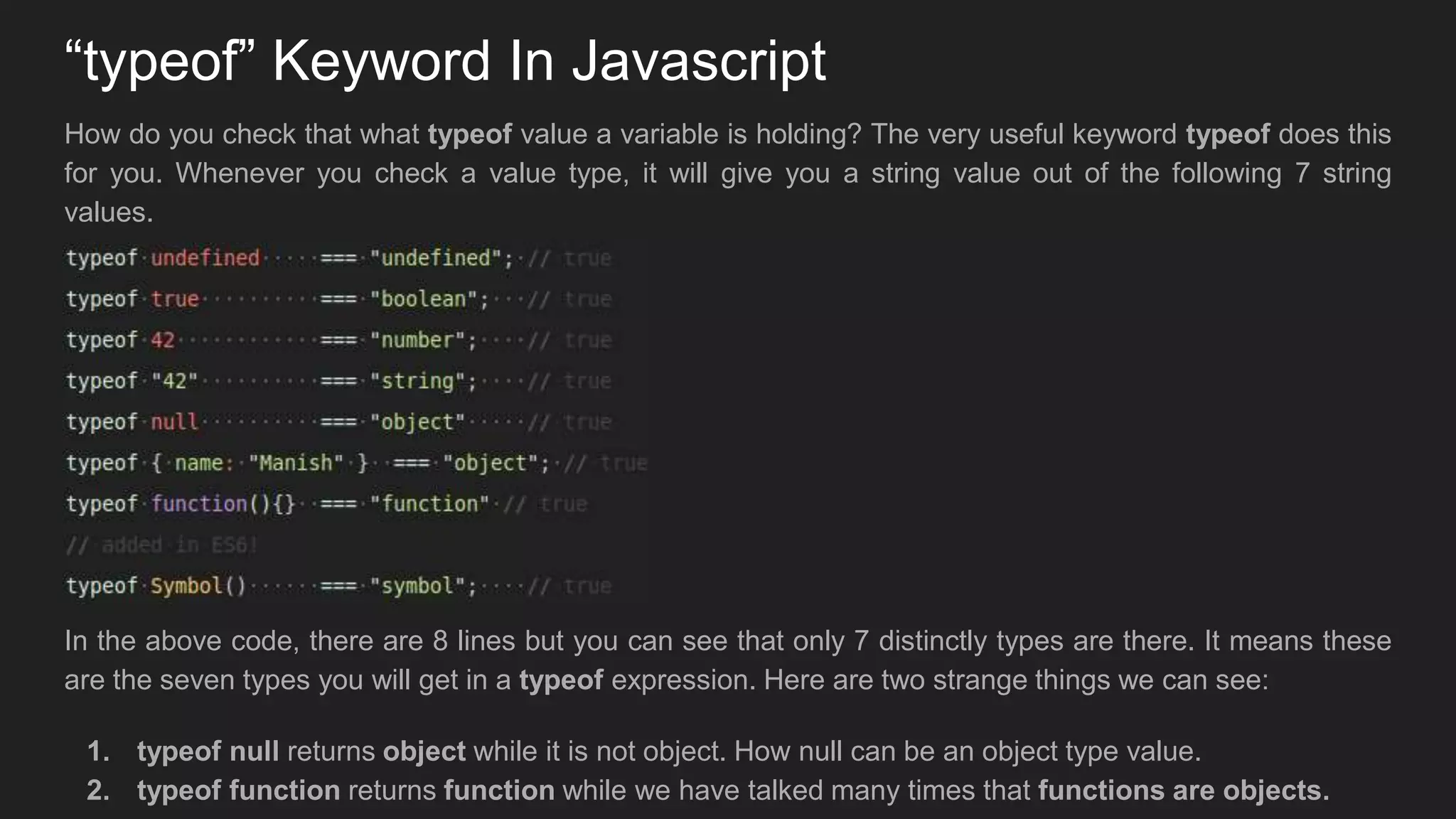 Interesting Facts About Javascript | PPT