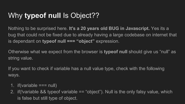 Interesting Facts About Javascript | PPT