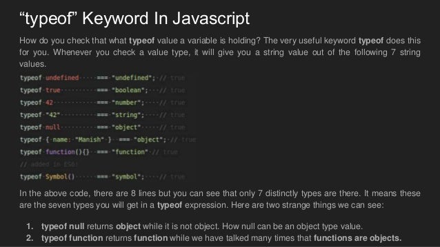 29 Javascript Check Object Type