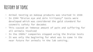 Animal testing | PPTX