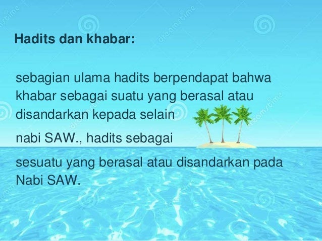 Hadits, Sunnah, Atsar, dan Khabar