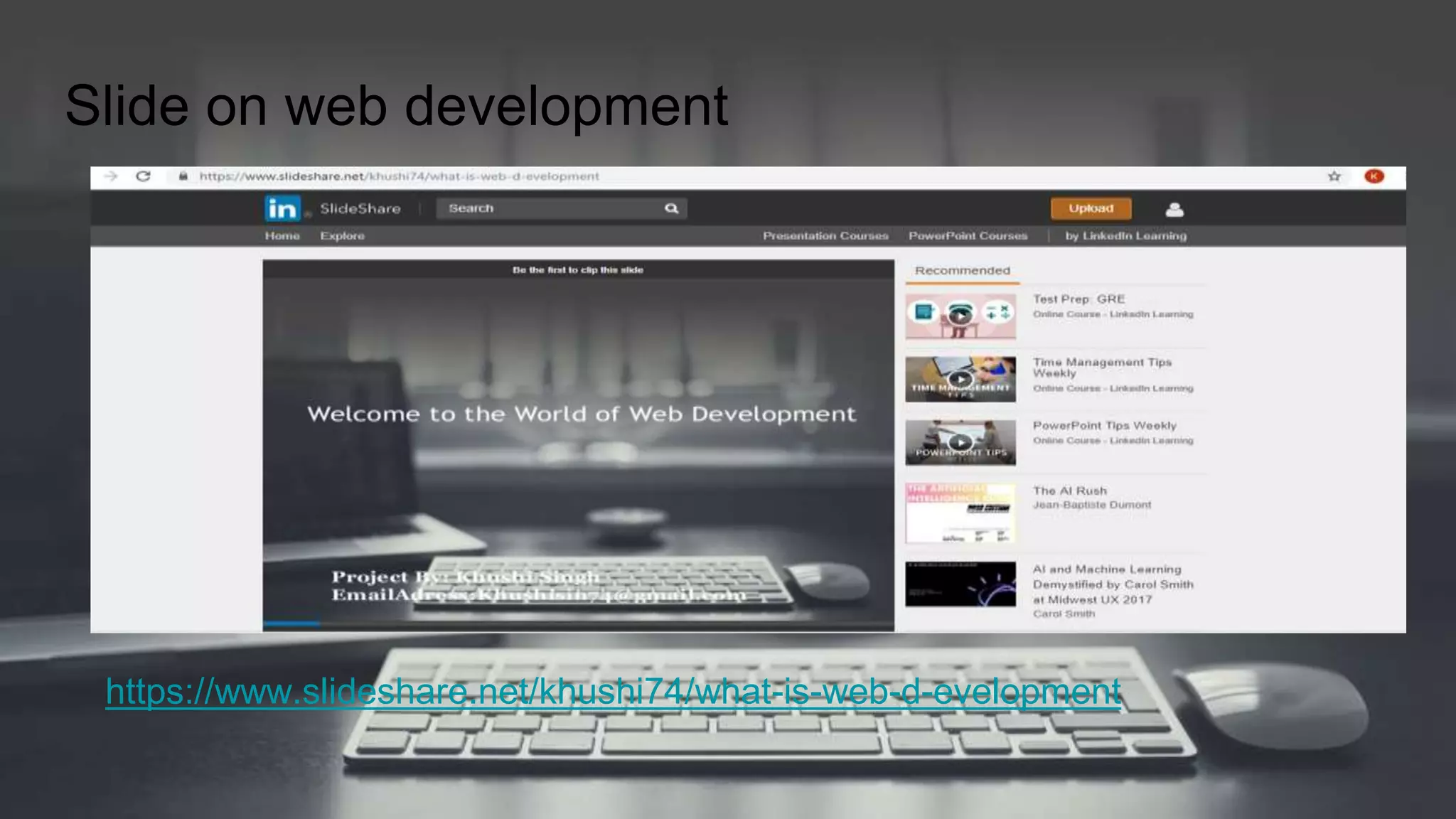 WEB DEVELOPMENT | PPTX