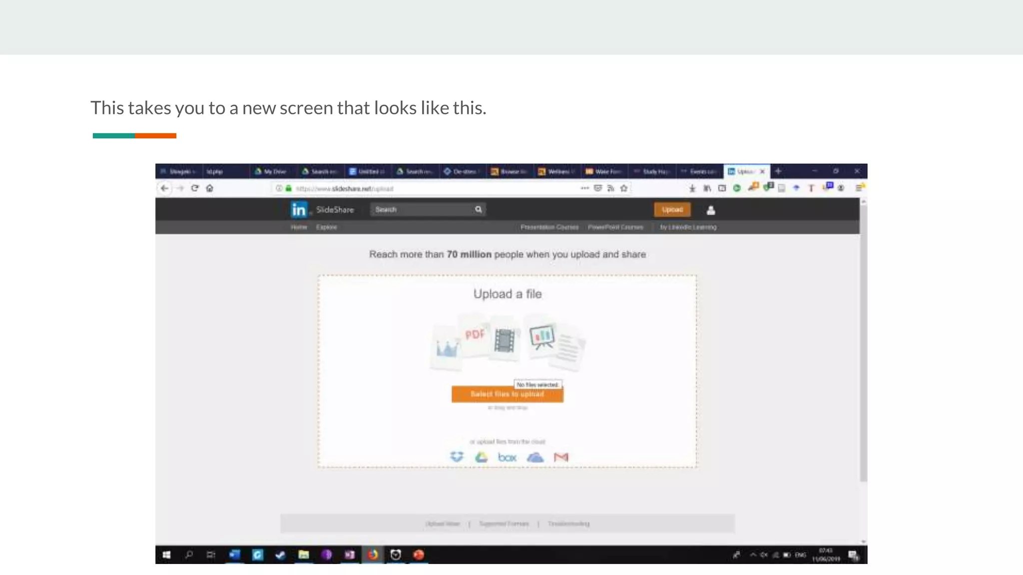 This takes you to a new screen that looks like this.
 