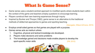 What is Game Sense | PDF