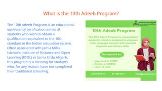 A Complete Guide to the 10th Adeeb Program: Eligibility and ...