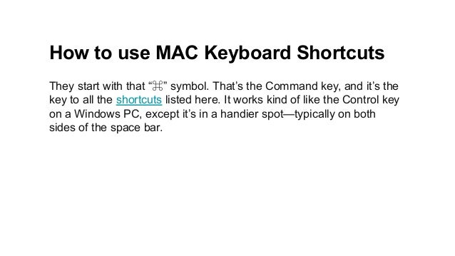The best Mac keyboard shortcuts for 2022 | PPT