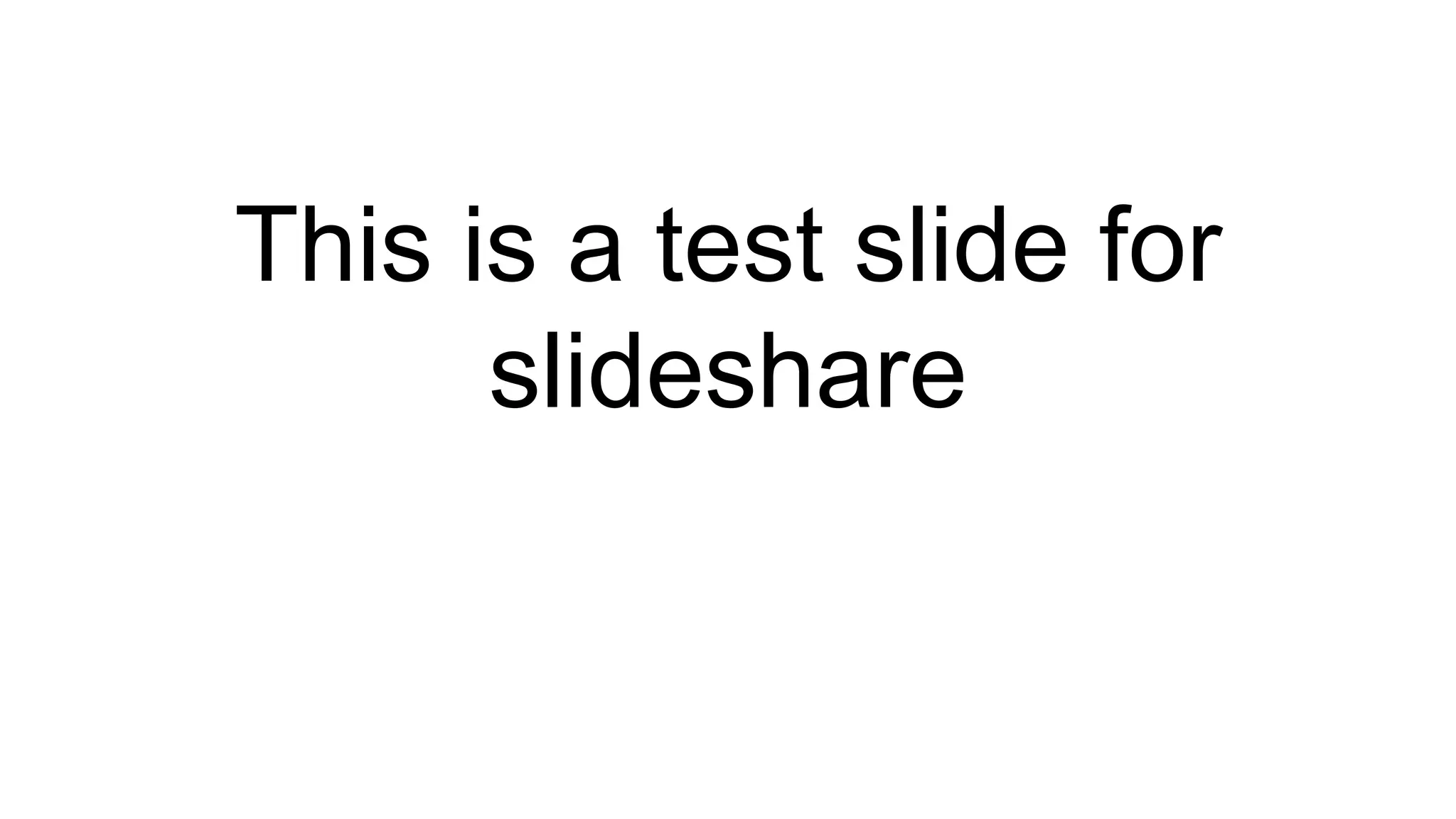 Test slide | PPTX