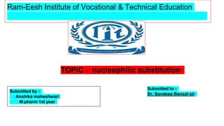Ram-Eesh Institute of Vocational & Technical Education
Submitted to -
Dr. Sandeep Bansal sir
 