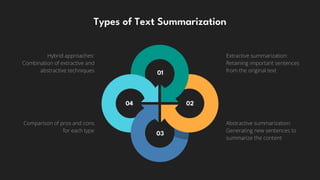 Text summarization.pptx | Computer Software and Applications | Computing
