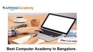 Best Computer Academy in Bangalore.
 