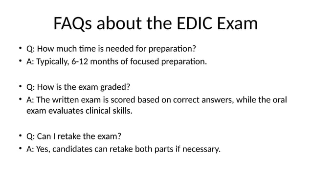 EDIC Exam: A Comprehensive Guide for Success | PPTX