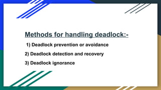 Untitled presentation.pptx os ppt deadlock prevention | PPTX