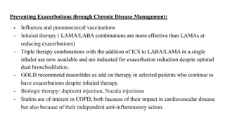 COPD exacerbation; management strategies | PPT