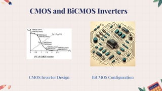 2+2 = 4
CMOS and BiCMOS Inverters
CMOS Inverter Design BiCMOS Conﬁguration
 