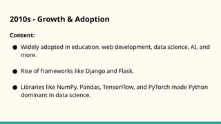 The birth &rise of python:A timeline.pptx