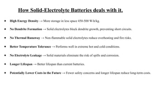 Solid state batteries mostly Li-S and Na-S solid state batteries ...