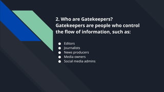 Understanding Gatekeeping Theory: How Media Controls Information Flow ...