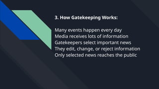 Understanding Gatekeeping Theory: How Media Controls Information Flow ...
