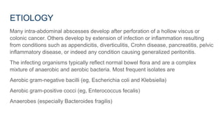 Comprehensive Overview of Intra-Abdominal Abscesses: Diagnosis ...
