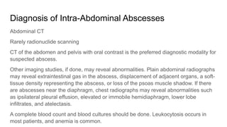 Comprehensive Overview of Intra-Abdominal Abscesses: Diagnosis ...