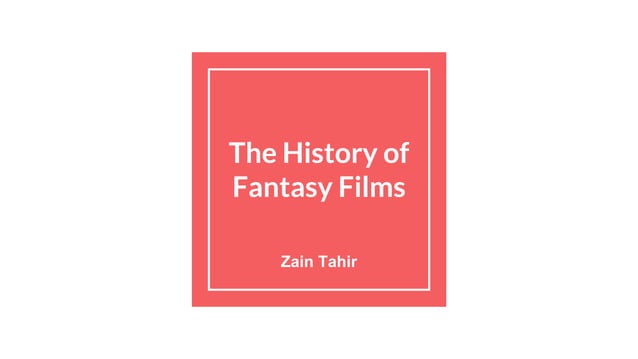 The History of Fantasy | PPT